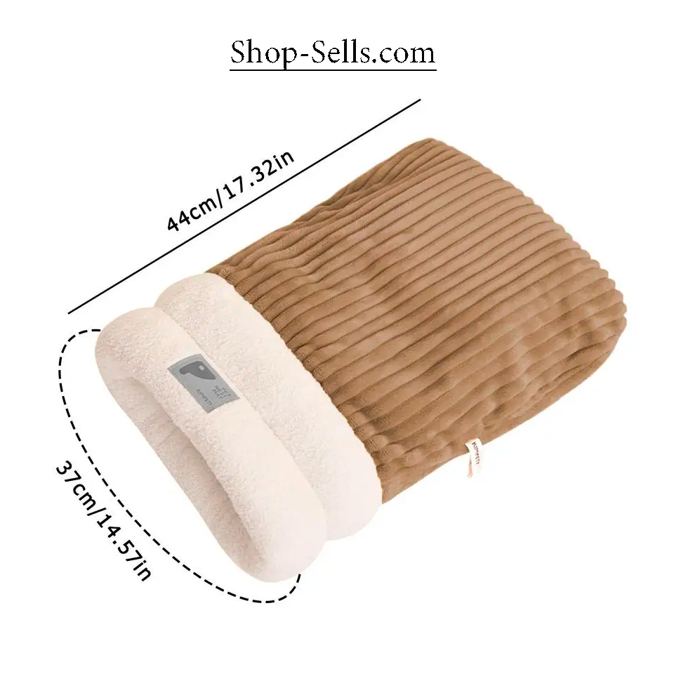 Cozy Semi-Enclosed Cat Sleeping Bag – Soft, Warm & Portable